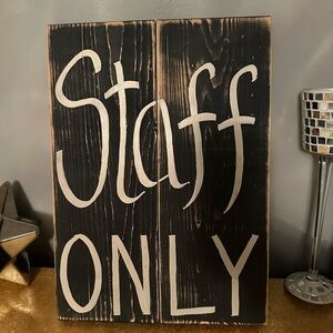 Business reception wedding restaurant home handmade wooden hanging sign